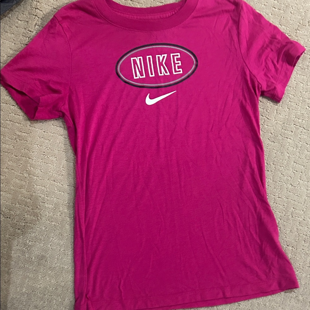 Nike Magenta Logo Tee